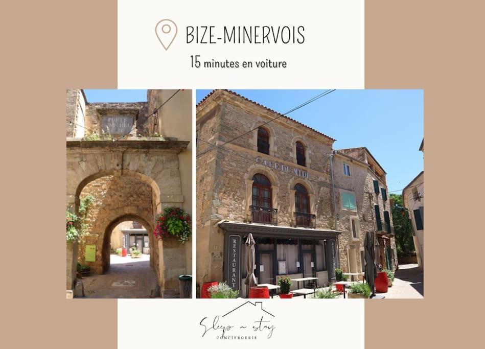 Homps - Appartement Avec Terrasse 4 Personnes Εξωτερικό φωτογραφία